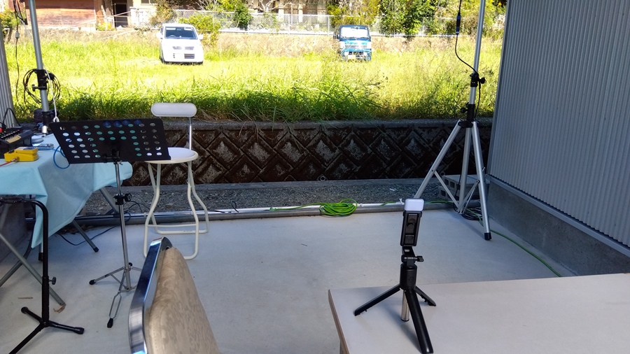 音楽の集い会場。