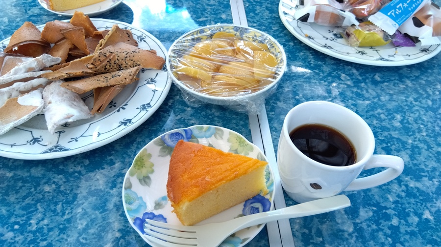 ライブ終了後のティータイム。